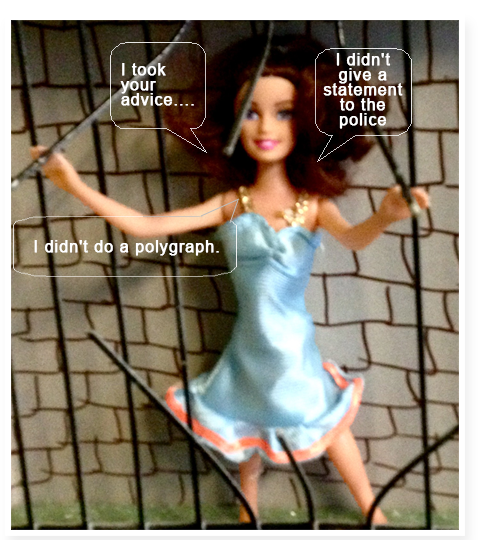 Doll in jail